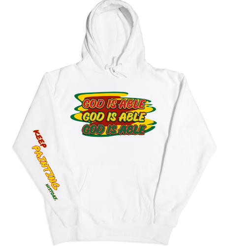 Black History "Keep Painting History" Hoodie (Soft Vinyl Print)